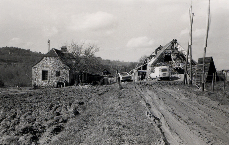 The farmhouse in 1975