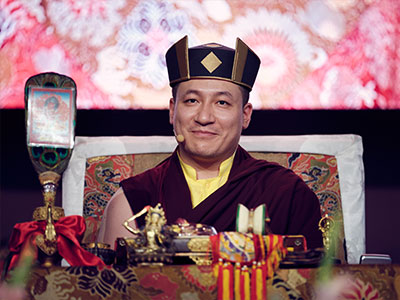 Karmapa en Dhagpo Kagyu Ling