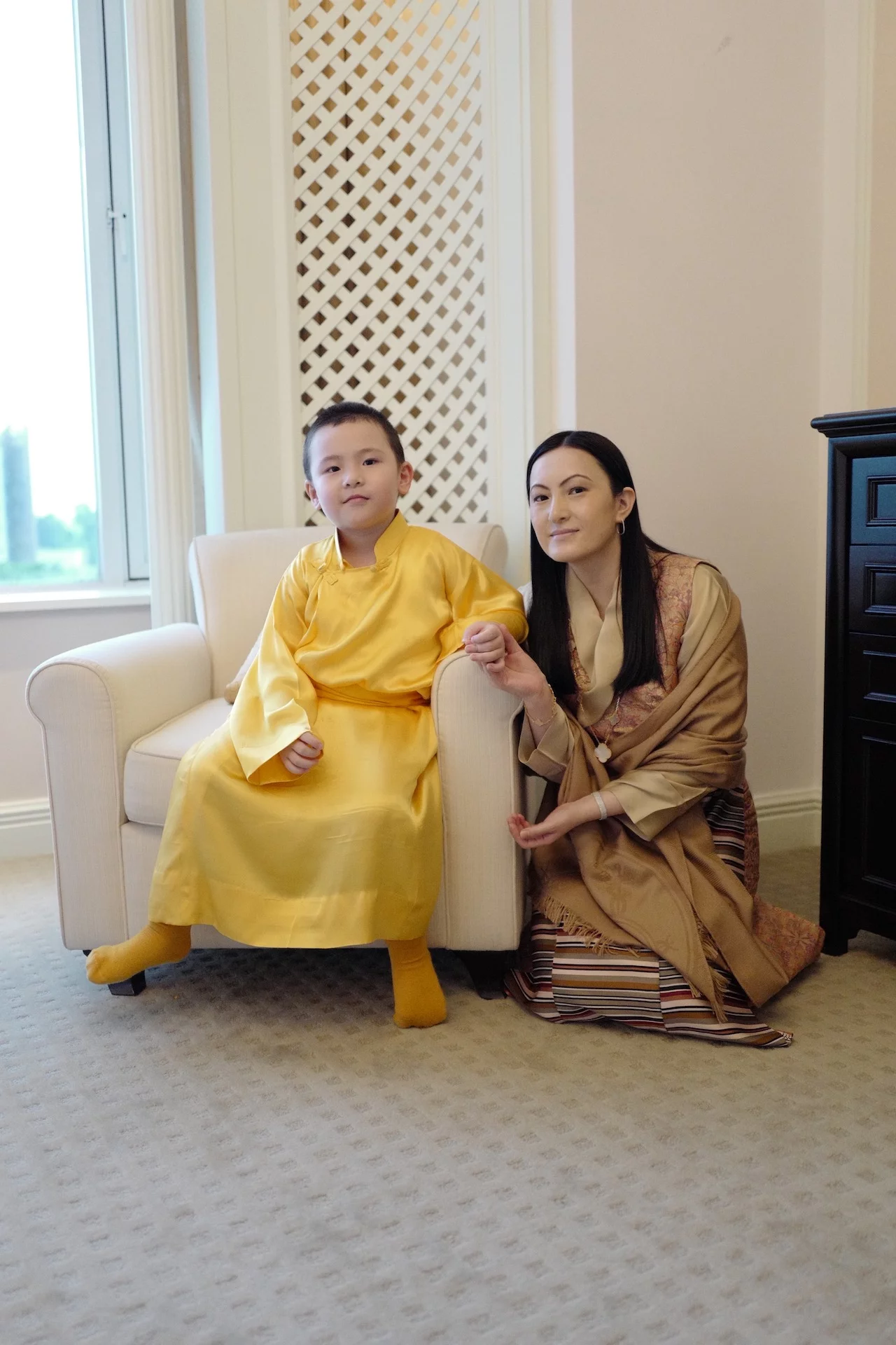 Thugseyla et Sangyumla. Photo avec l'aimable autorisation de Karmapa.