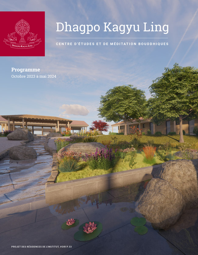 Nouveau programme de Dhagpo - Octobre 2023 à mai 2024