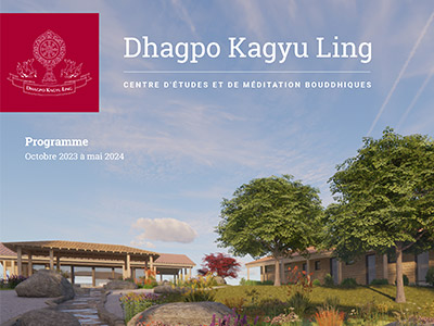 Nouveau programme de Dhagpo – Octobre 2023 à mai 2024