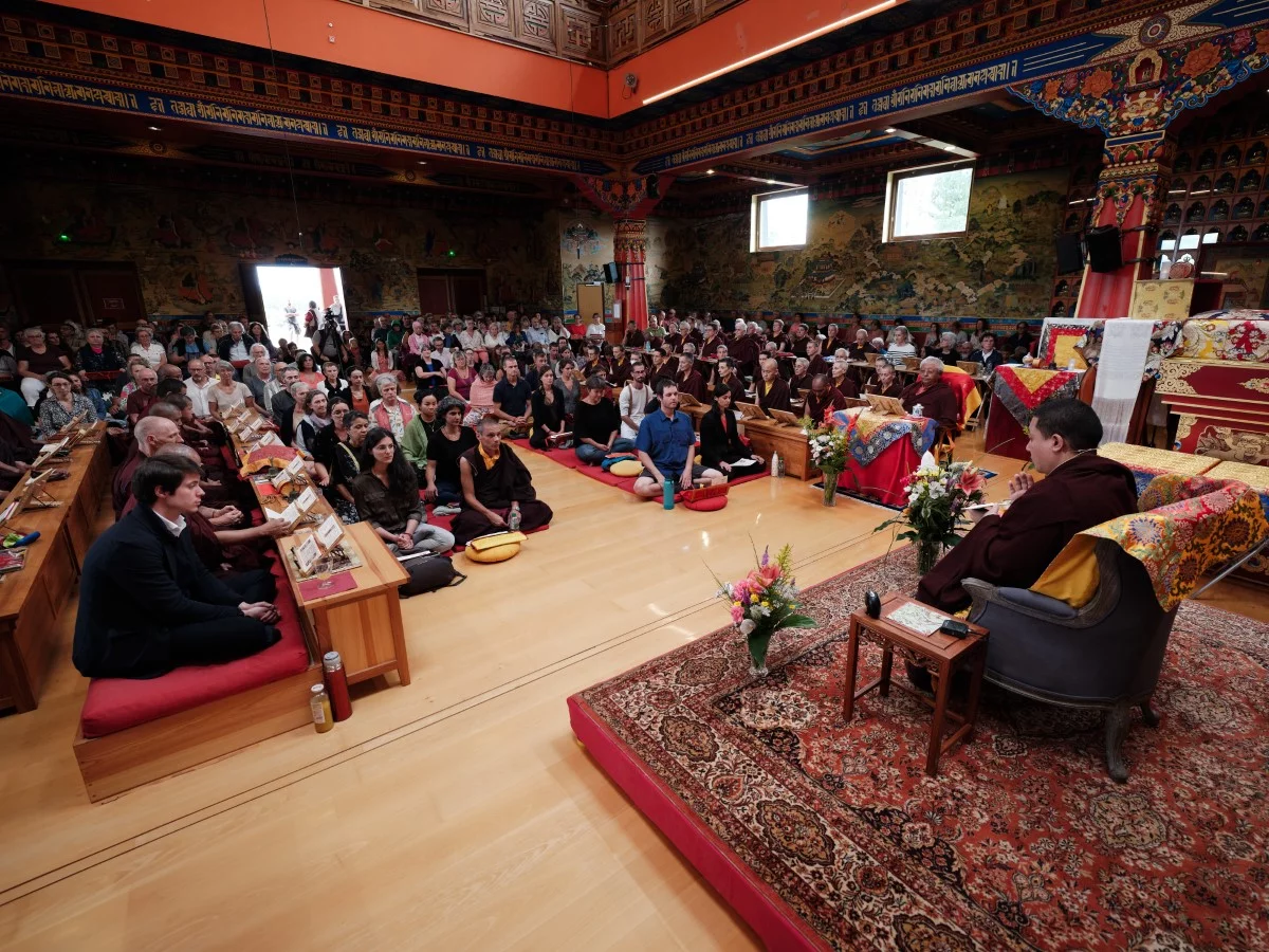 Karmapa en visite privée à Dhagpo Kundreul Ling