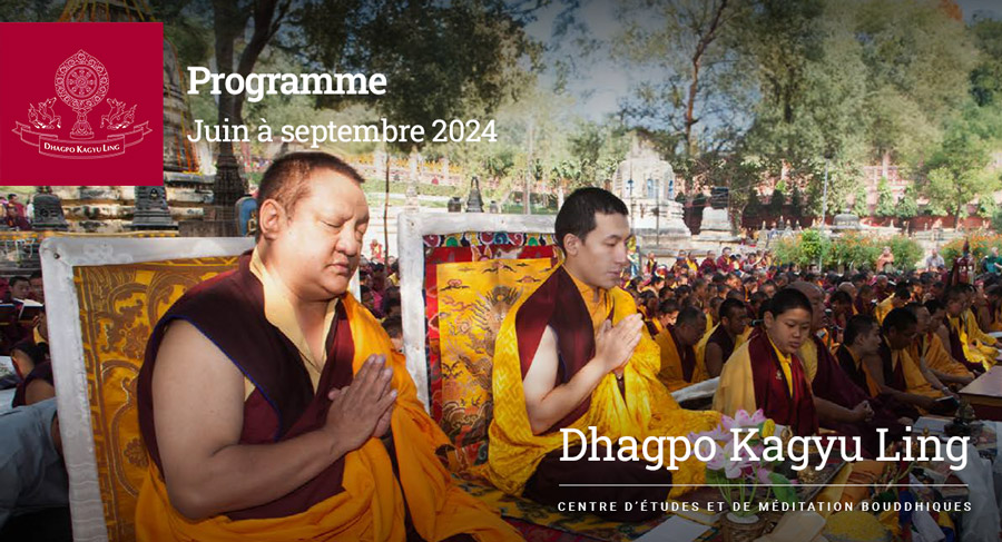 Programme de Dhagpo - été 2024